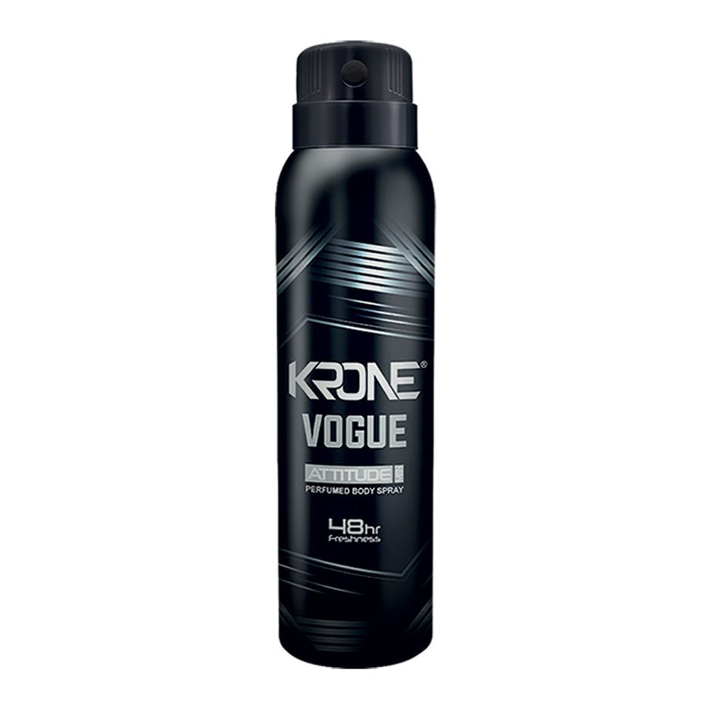 Krone Attitude Vogue Perfumed Body Spray For Men – 150 ml