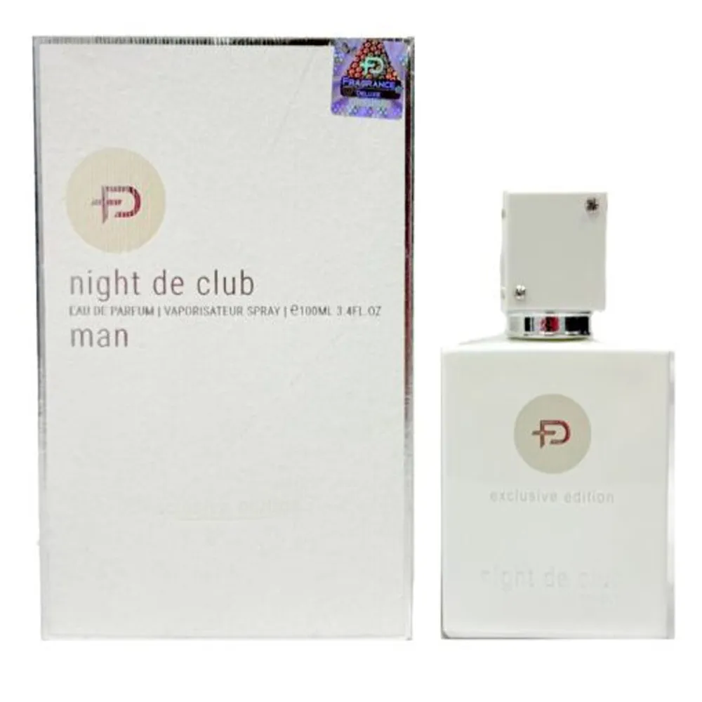 Fragrance Deluxe Night de Club White Perfume For Men – 100 ml