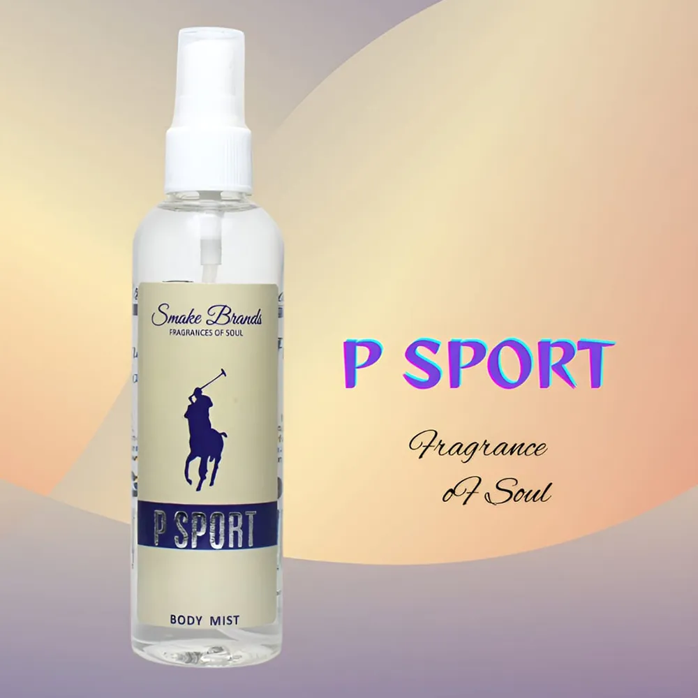 Smake P Sport Body Mist For Men – 125 ml