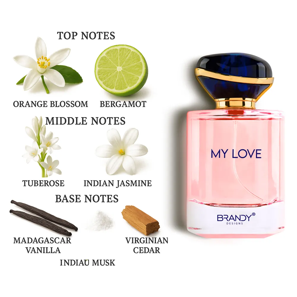 Brandy Designs My Love Perfume For Women – 100 ml 2