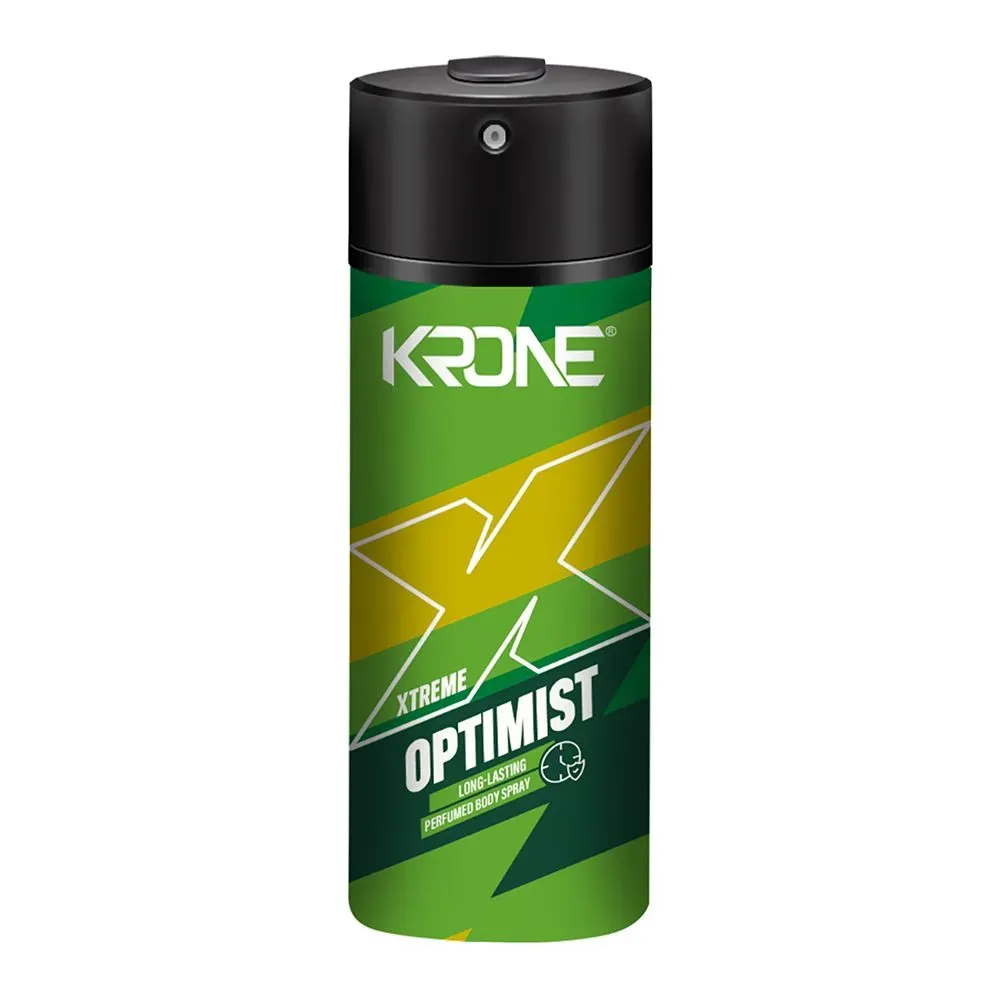 Krone Xtreme Optimist Perfumed Body Spray For Men – 150 ml