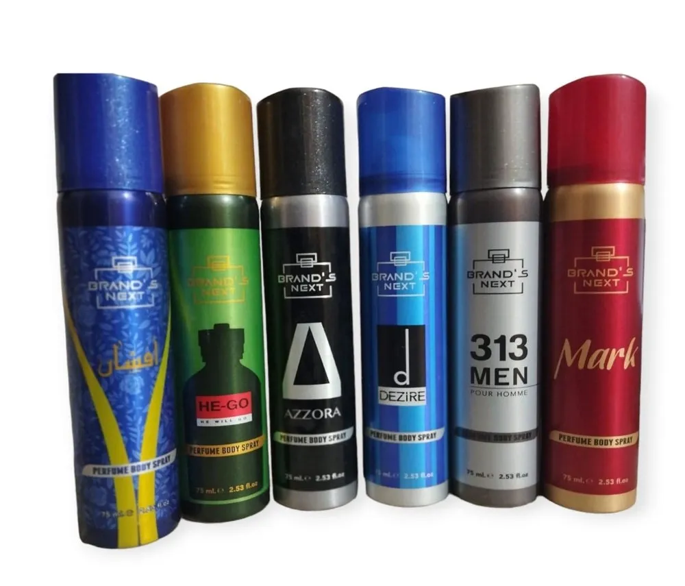 Pack of 6 - Multi Fragrance (Body Spray) For Unisex - 75 ml Each