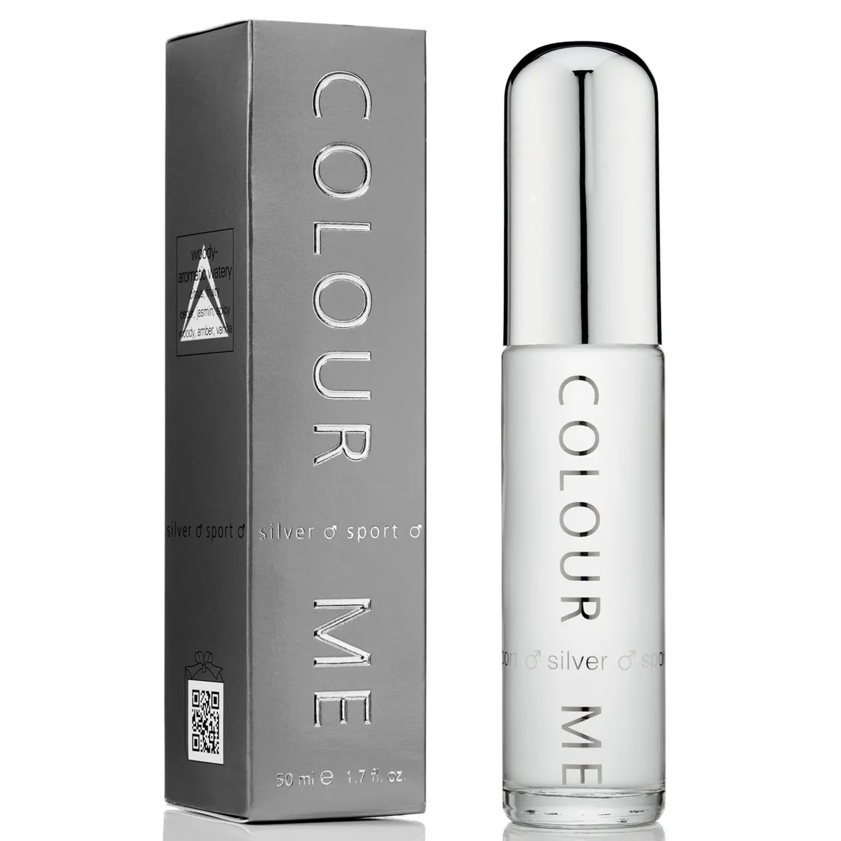 Milton Lloyd Colour Me Silver Sport Perfume For Men - 50 ml