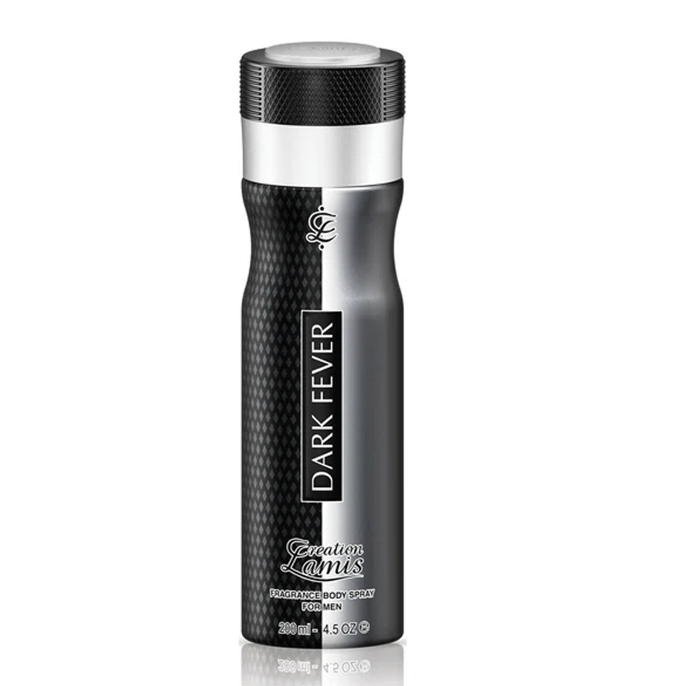 Creation Lamis Dark Fever Body Spray Deodorant For Men - 200 ml