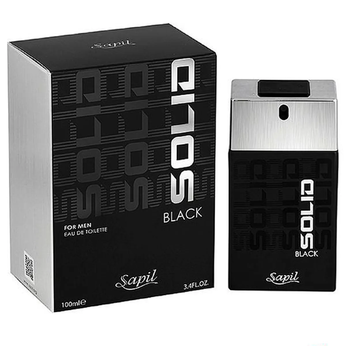 Sapil Solid Black Perfume For Men - 100 ml