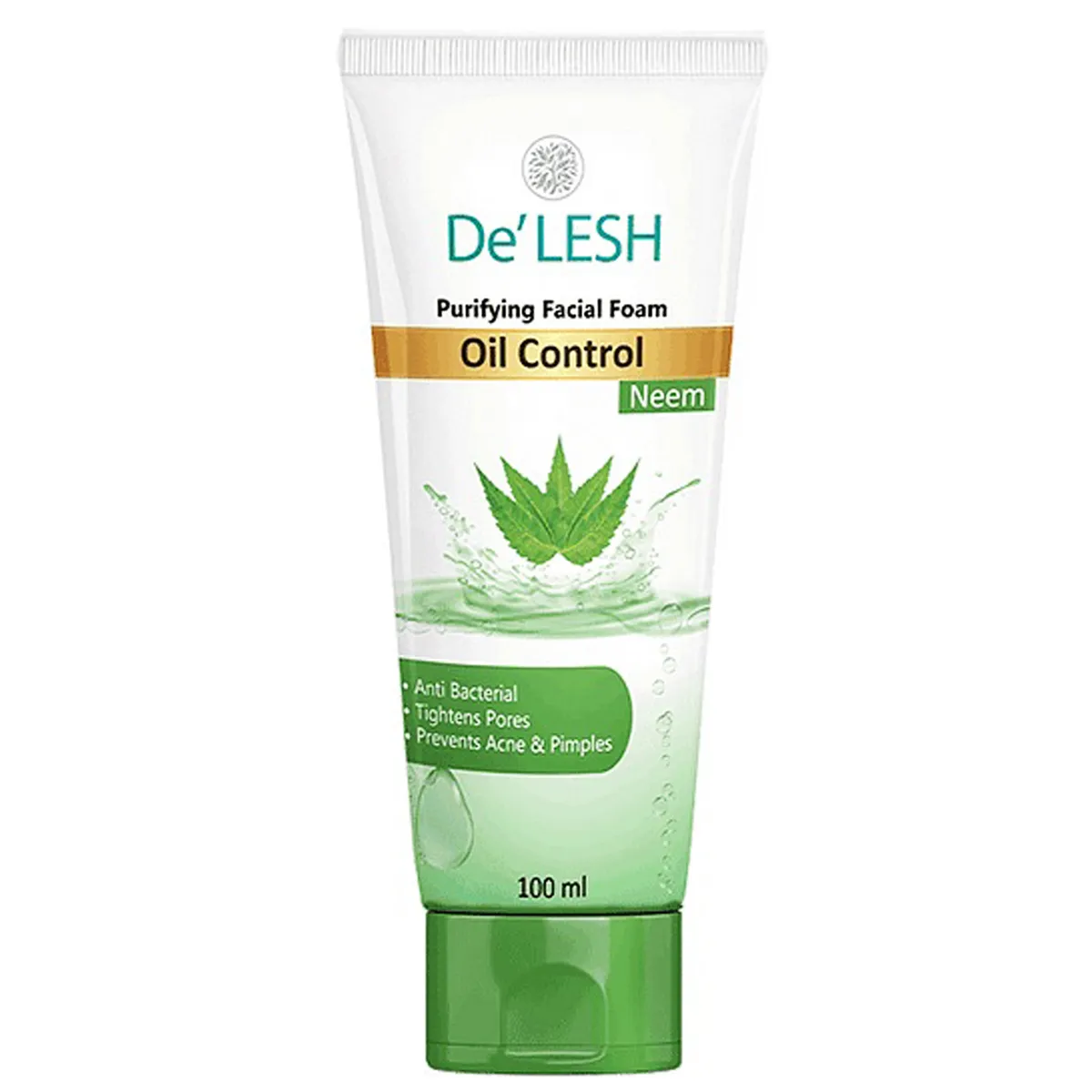 De’Lesh Neem Purifying Facial Foam Face Wash - 100 ml