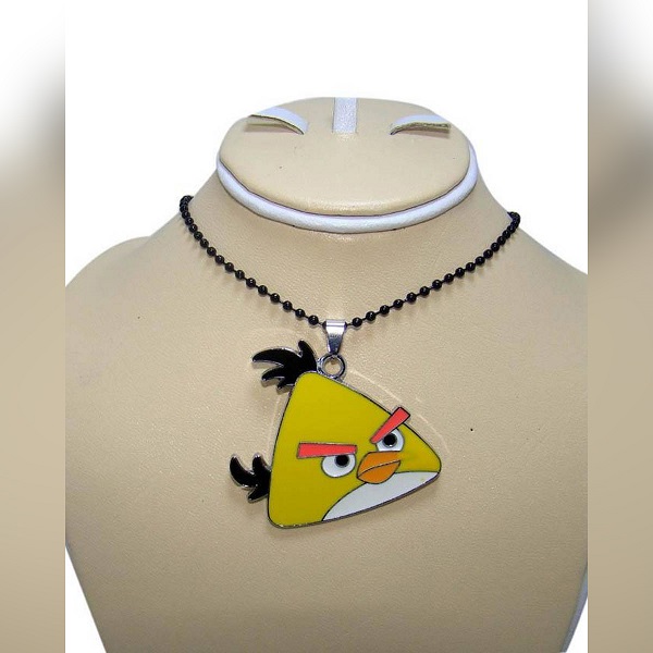 Angry Bird Character Stylish Pendant- Yellow