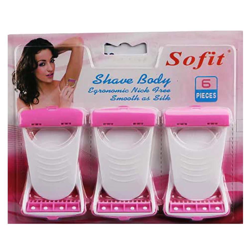Safit Body Shaving Razor For Women – 6 Piece | Smooth & Gentle Hair Removal