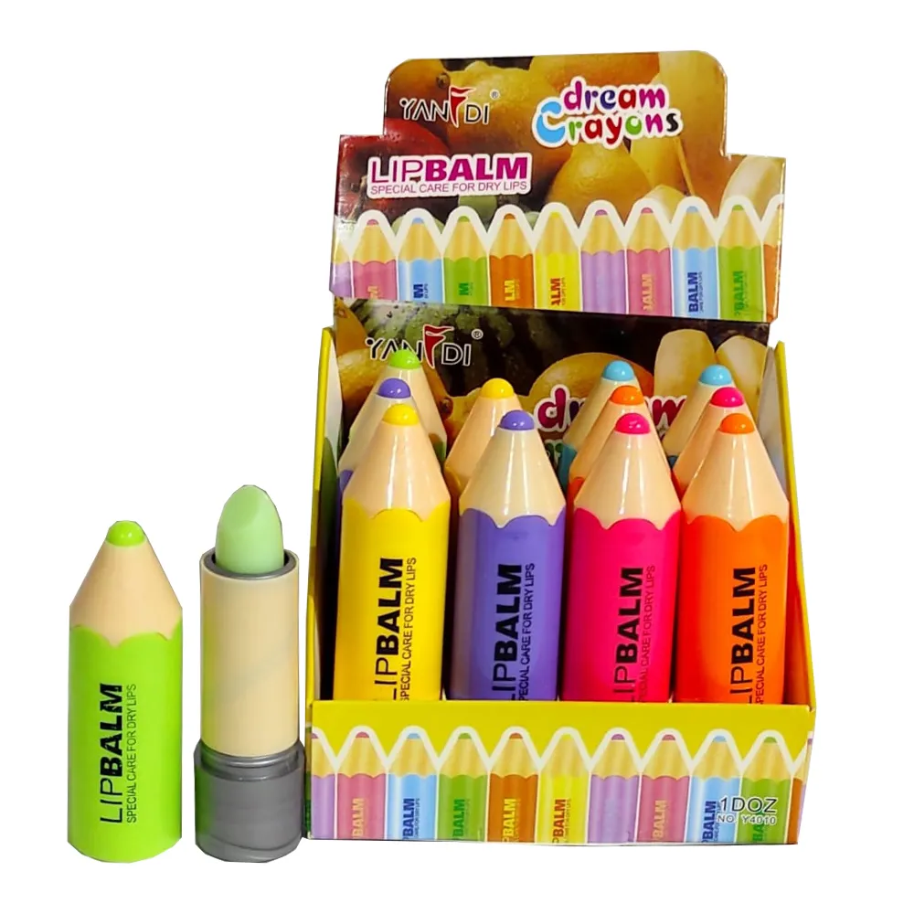 Pack of 6 Dream Crayons Lip Balm - Multicolor
