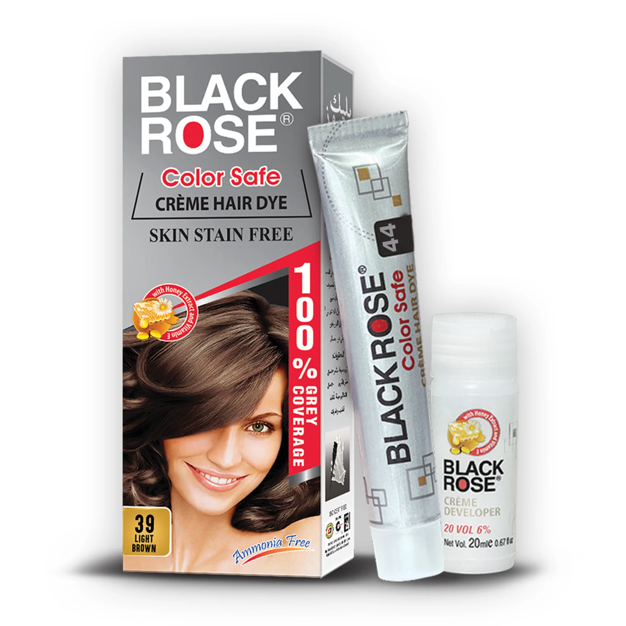 COLOR SAFE HAIR COLOR LIGHT BROWN 39