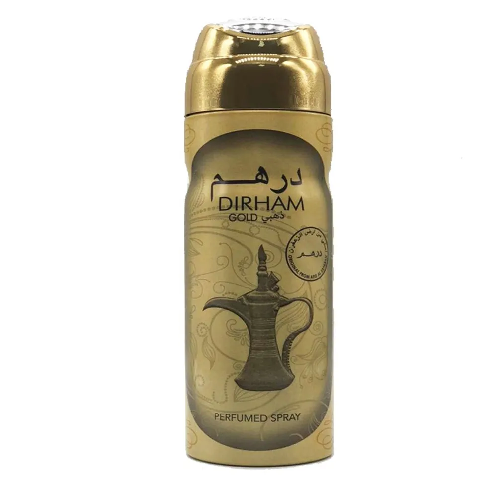 Ard AL Zaafaran Dirham Gold Body Spray Deodorant For Unisex – 200 ml