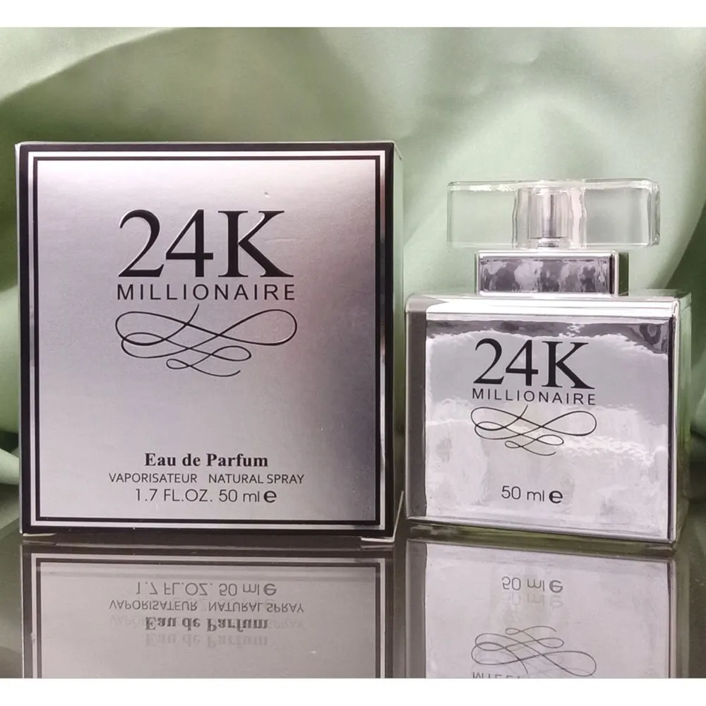 24K Silver Perfume For Men - 50 ml