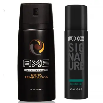 Bundle Offer - Axe Body Spray 150 ml & Axe Signature Perfume Body Spray For Men - 122 ml