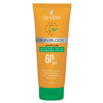 De’Lesh Sun Block SPF 60 Lotion For Unisex – 100 ml